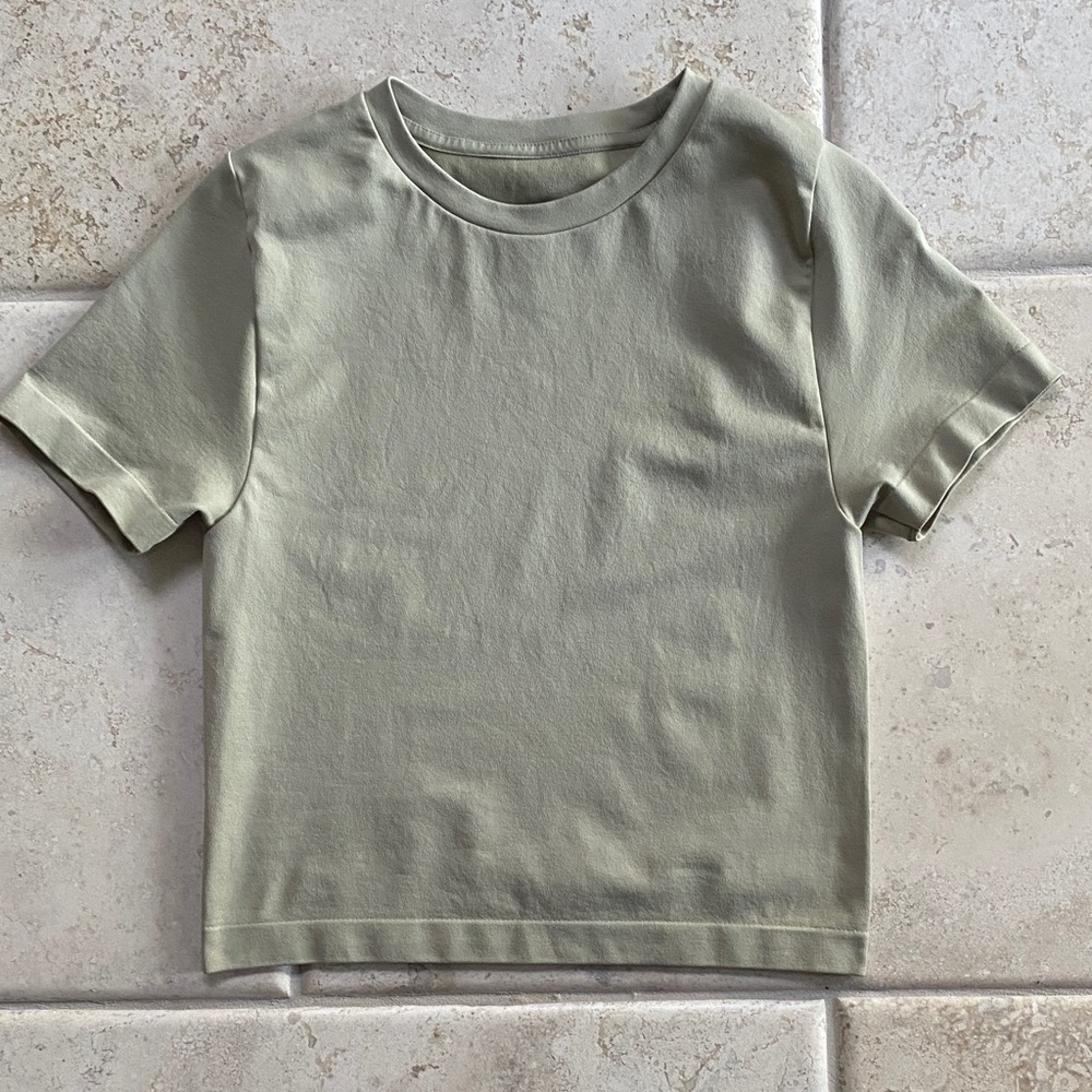 a new day Sage Green Short Sleeve Tee
